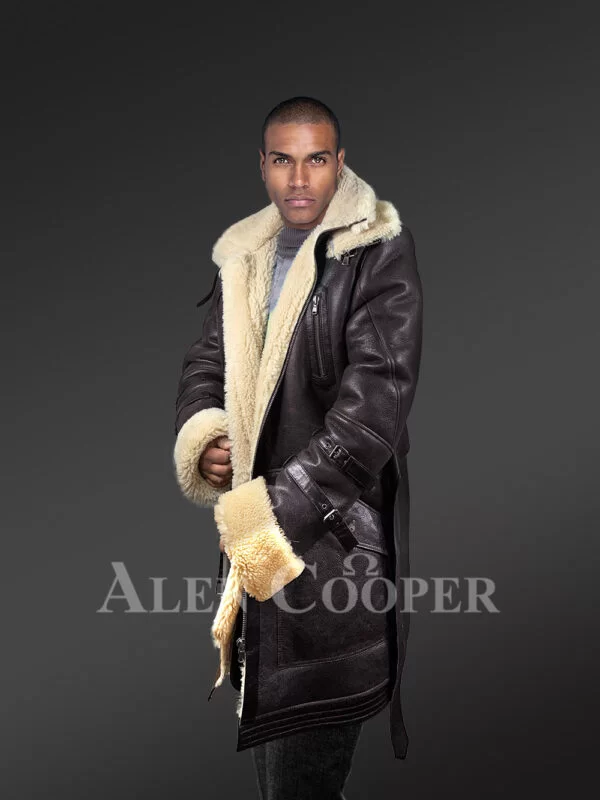 Authentic Shearling Jackets in Radiating Manly Charm for Men - Image 6