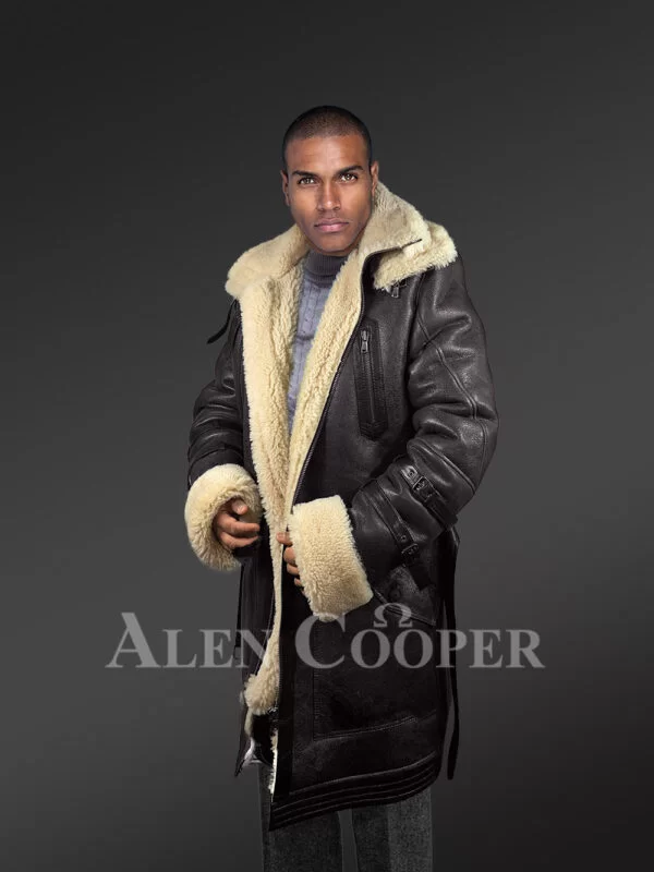 Authentic Shearling Jackets in Radiating Manly Charm for Men - Image 7