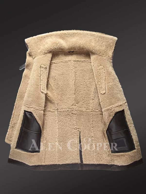Authentic Shearling Jackets in Radiating Manly Charm for Men - Image 4