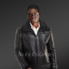 Black Lam Fur Jacket for Men