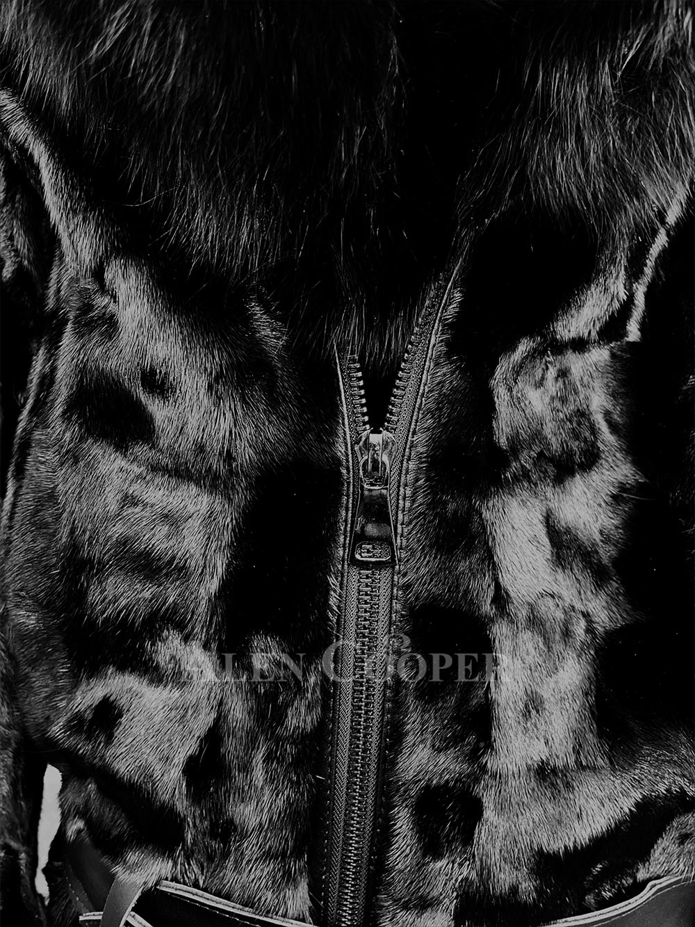 Black Mink Coat For Men