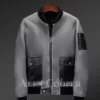 Bomber Style Shearling Aviator Jacket for men