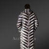 Brand New Chinchilla Fur Long Coat for Men's