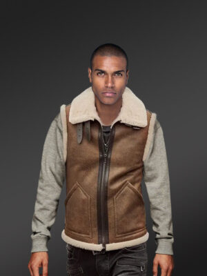 Shearling Vest for Men