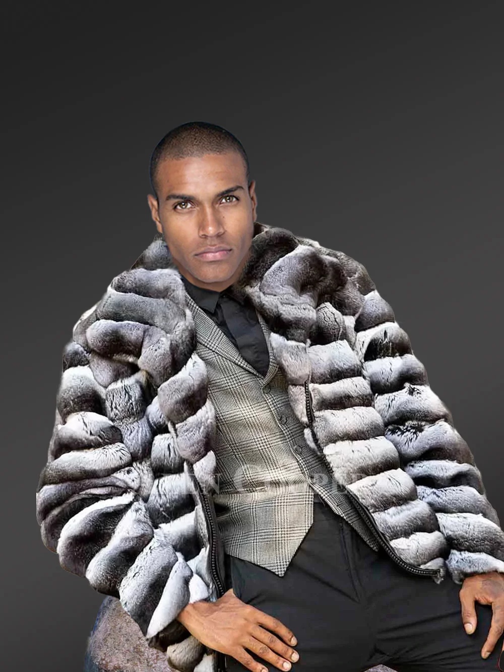 Chinchilla fur men deals