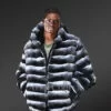 Chinchilla Fur Coat for Men