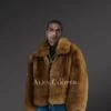 Fox Fur Bomber Jacket
