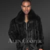 Classic Mink Bomber Jacket men