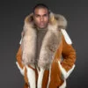 Crystal Fox Fur Shearling Coat