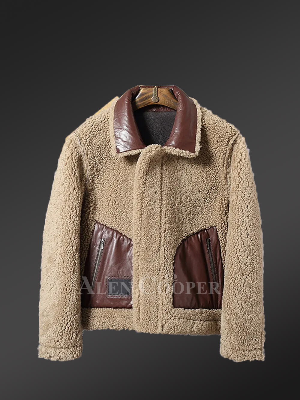 Double-Sided Shearling Jacket with Flawless Finish - Image 6