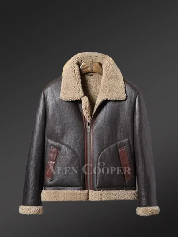 Double-Sided Shearling Jacket with Flawless Finish - Image 4
