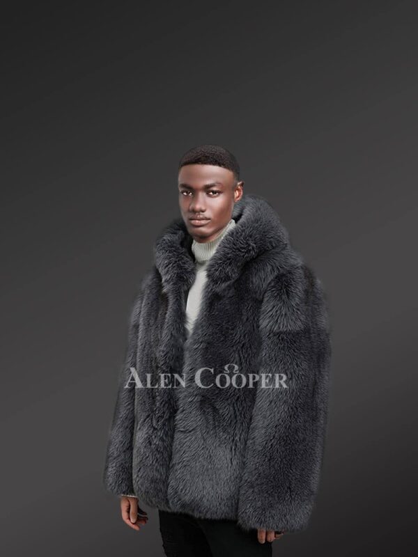 Men’s Exotic Fox Fur Coat