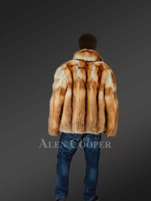 Mens Stylish Fox Fur Jacket for Pleasant Warmth with Charming Looks - Image 8