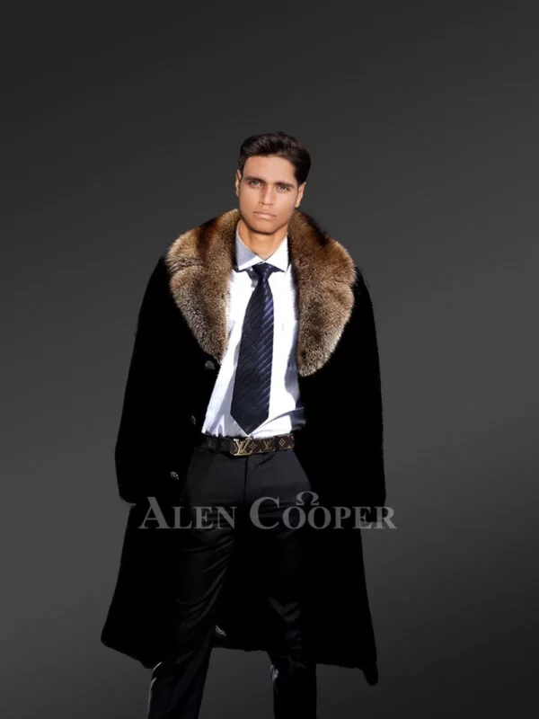 Full Skin Mink Fur Coat for Men - Image 5
