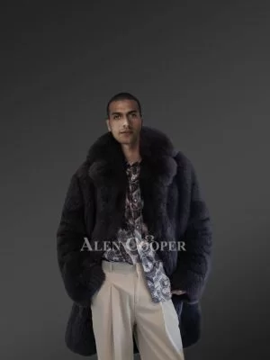 Real Fox Fur Trench