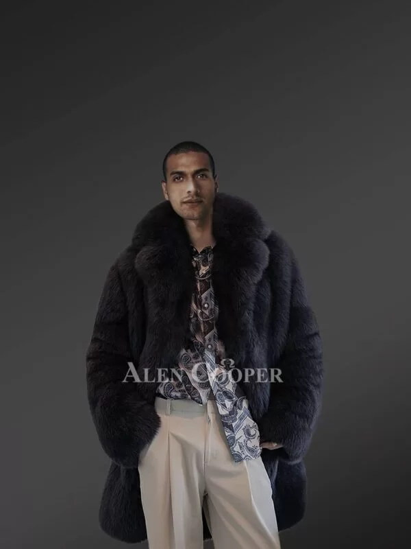 Real Fox Fur Trench