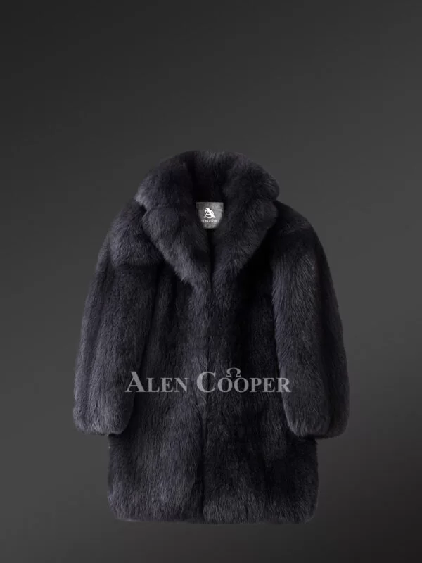 Mens Fox Fur Trench Coat – Magnificent Winter Outfit - Image 6