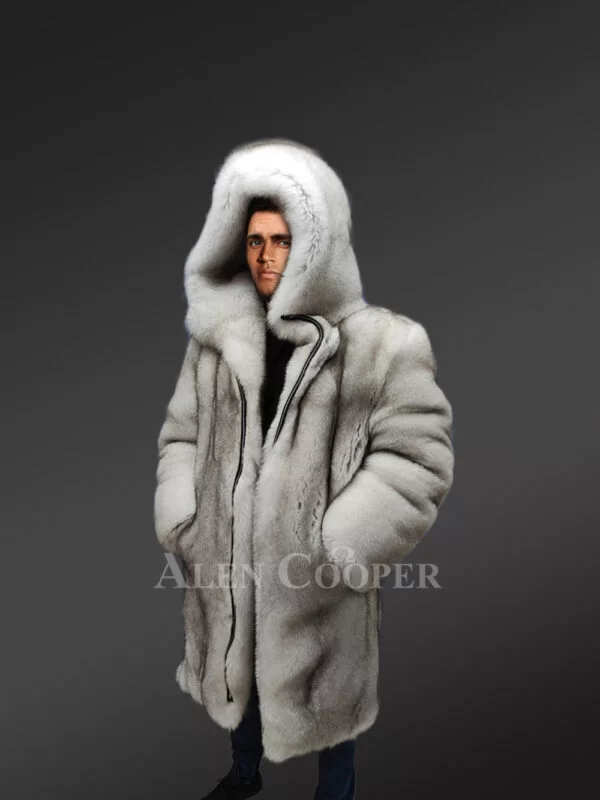 Double Sided Fox Fur Coat for Superb Warmth & Style - Image 2