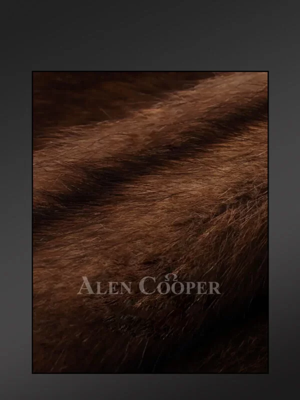 Men Fullskin Mink Fur Coat - Image 10