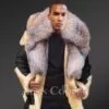 real shearling coat for men