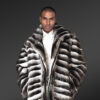 Celebrity Style Real Chinchilla Jacket