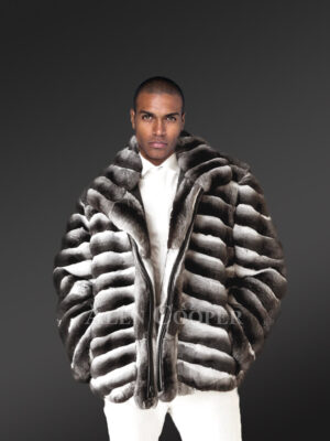 Celebrity Style Real Chinchilla Jacket