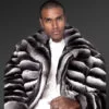 Mens Celebrity Style Real Chinchilla Jacket