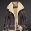 Mens-Dark-Brown-Authentic-Shearling-Jacket