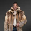 Men Fox Fur Jacket