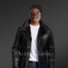 Shearling Fox Fur Coat for Men