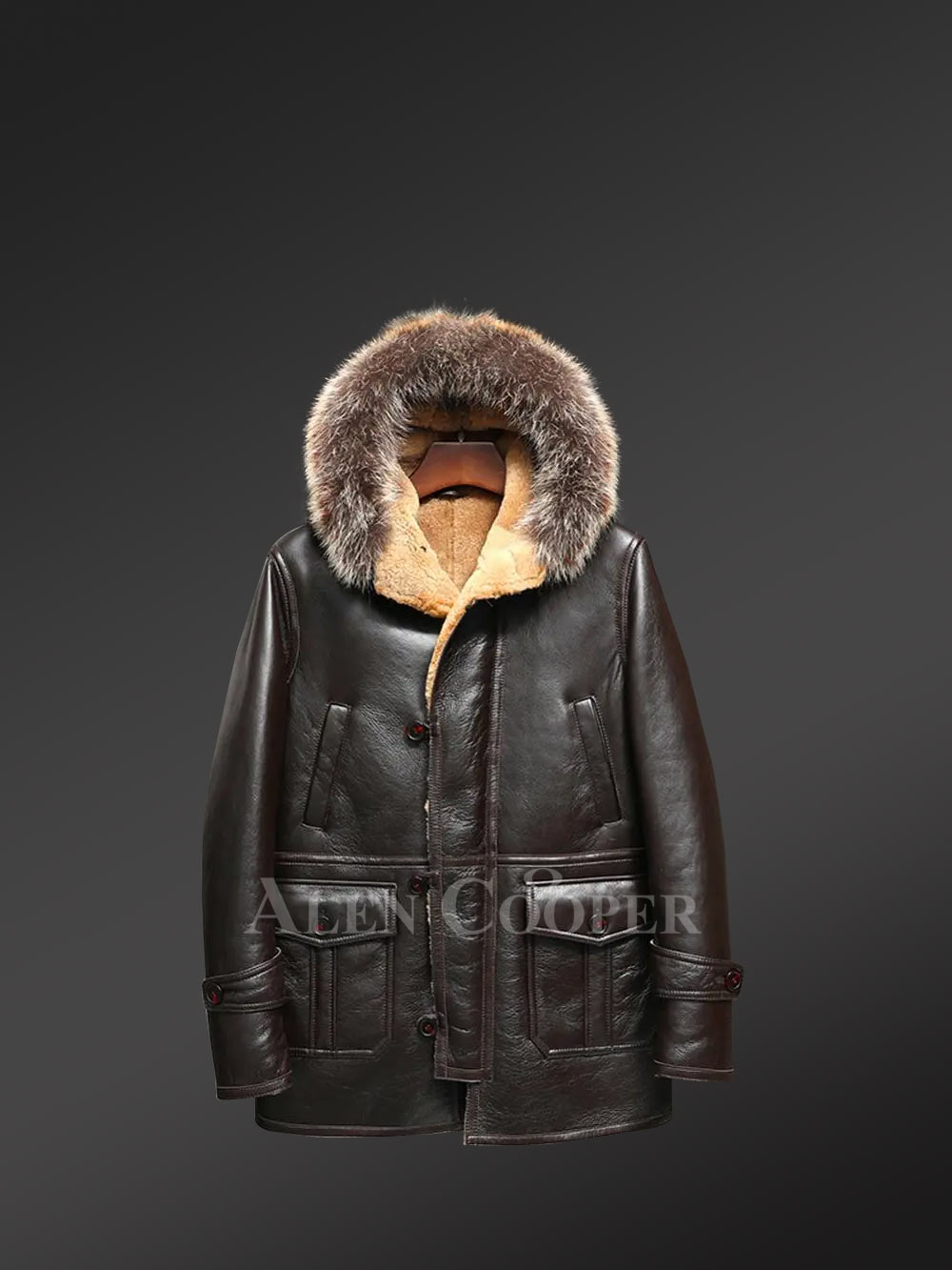 Men's Genuine Shearling Jacket