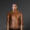 Men’s Italian Leather Moto Biker Jacket