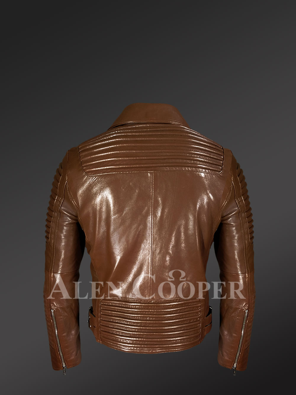 Leather Moto Biker Jacket