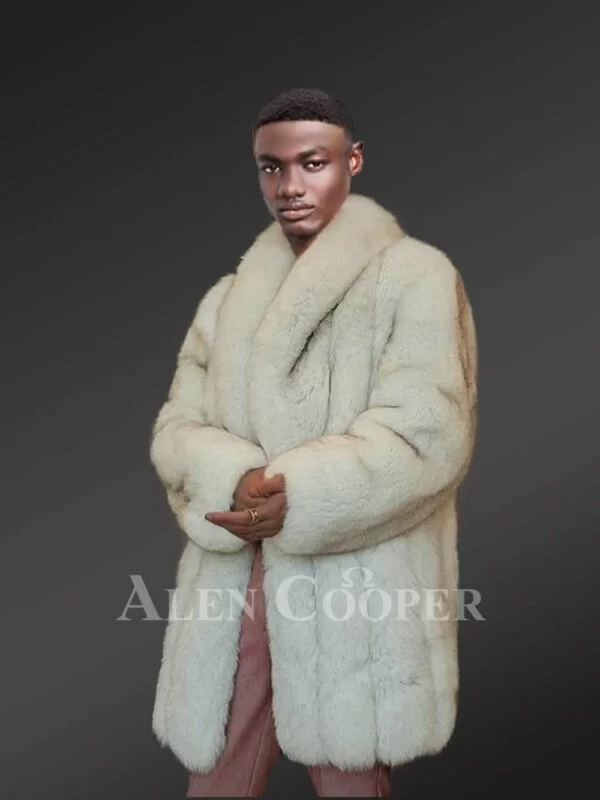 Frost Fox Fur Coat