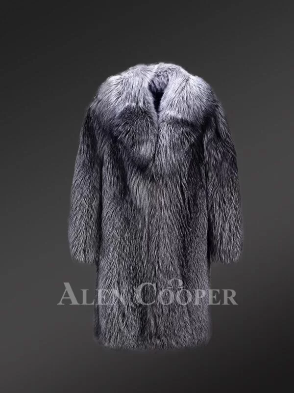 Mens Knitted Fur Coat for an Extraordinary Look - Image 3
