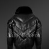 Men Leather Bomber