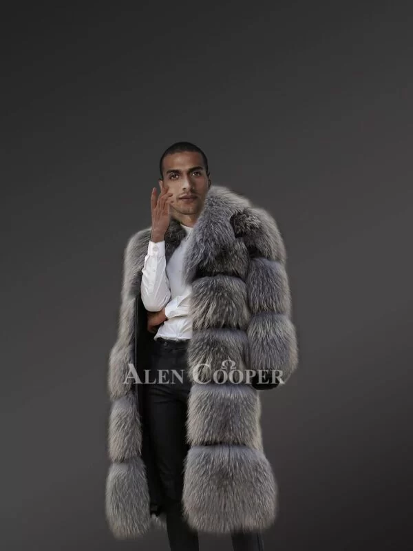 Mens Raccoon Fur Long Coat – Pleasant Warmth With Sophisticated Get-Up - Image 3