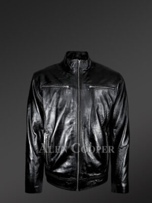 Men's Regular Cut Biker Jacket