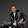 Mens genuine shearling jackets in black to redefine your appeal
