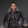 Men’s original shearling coats in black for style and sophistication