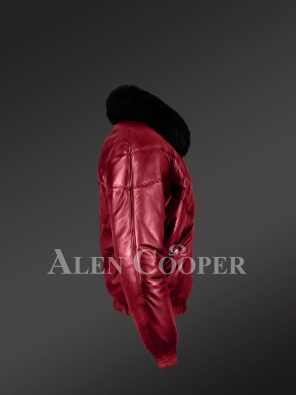 mens-trendy-and-traditional-real-warm-real-leather-v-bomber-jacket-with-black-fur-collar