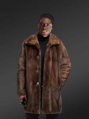 Mens Mink Fur Coat