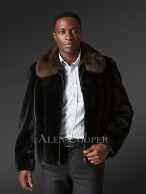 Mink Jacket for Men with A Velvety Appeal