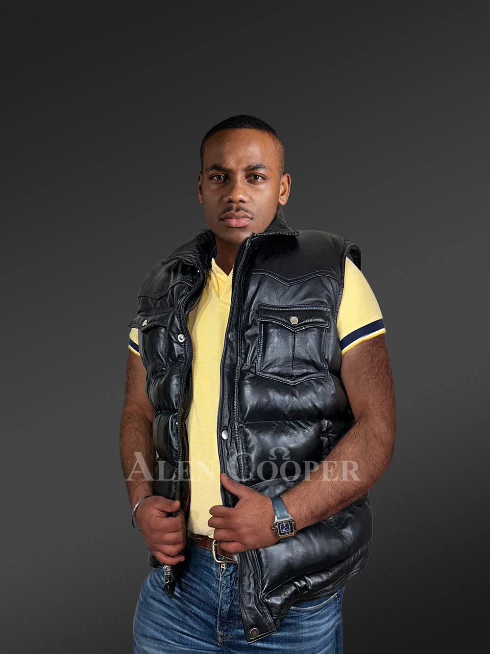 Sleeveless bubble vest new arrivals