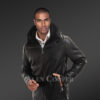 Real Stylish Shearling Jackets for Mens in Black