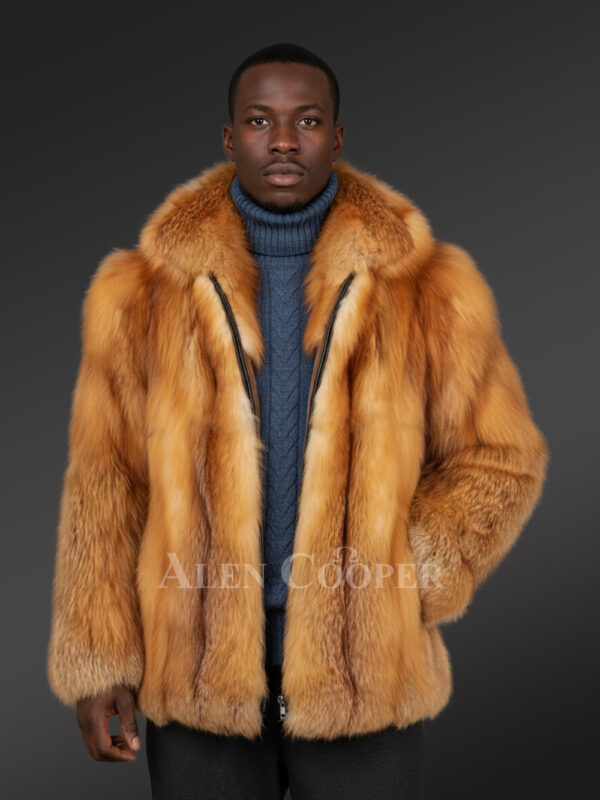 Fox Fur Coat with Hood and Collar – A Perfect Winter Outfit