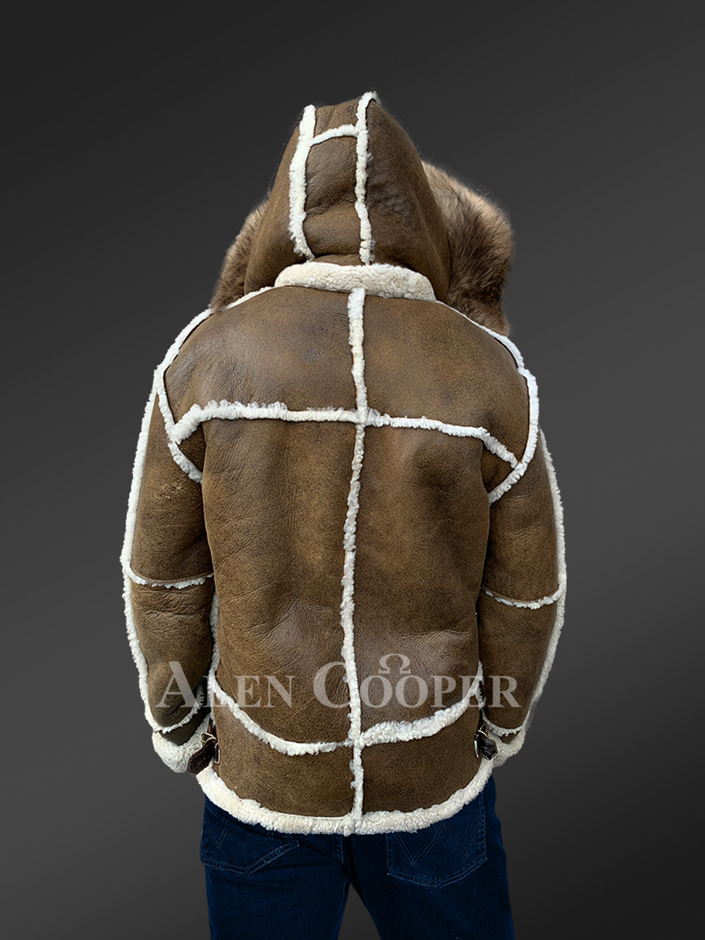 B-3 Shearling Bomber Jacket in Men - Image 8