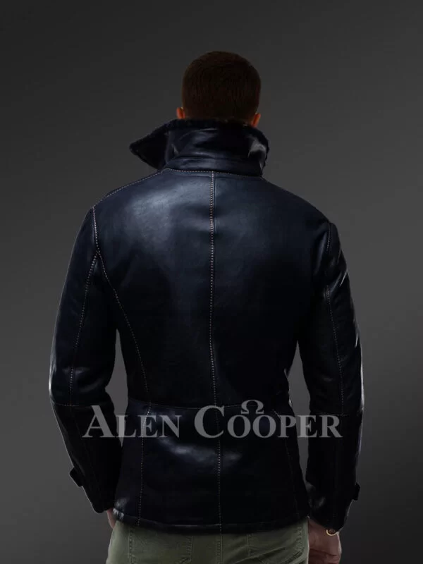 Shearling Winter Coat for Men - Image 5