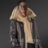 Sheepskin Shearling Brown Jacket for Men