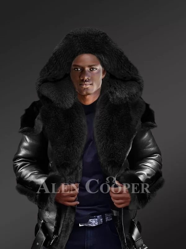 Sheepskin Shearling Men Coat